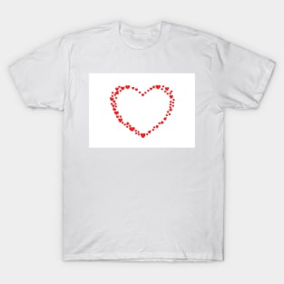 Red hearts T-Shirt